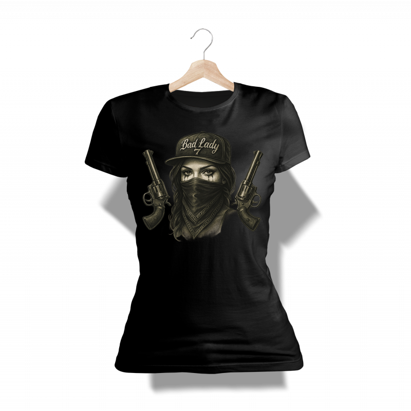 BadGirl Shirt 708 Rundhals (schwarz)