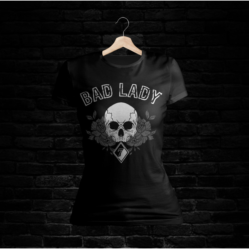 BadLady Shirt 707 Rundhals (schwarz)