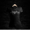 Bad Girl Shirt 401 V-Schnitt (schwarz)