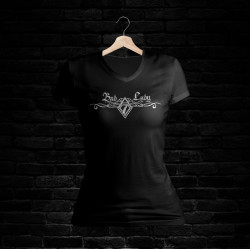 Bad Girl Shirt 501 V-Schnitt (schwarz)