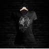 Bad Lady Shirt 709 V-Schnitt (schwarz)