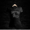 Bad Girl Shirt 766 V-Schnitt (schwarz)