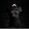 Bad Lady Shirt 766 V-Schnitt (schwarz)