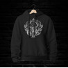 Kapuzensweater 1303 (schwarz)
