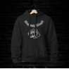 Kapuzensweater 1503 (schwarz)