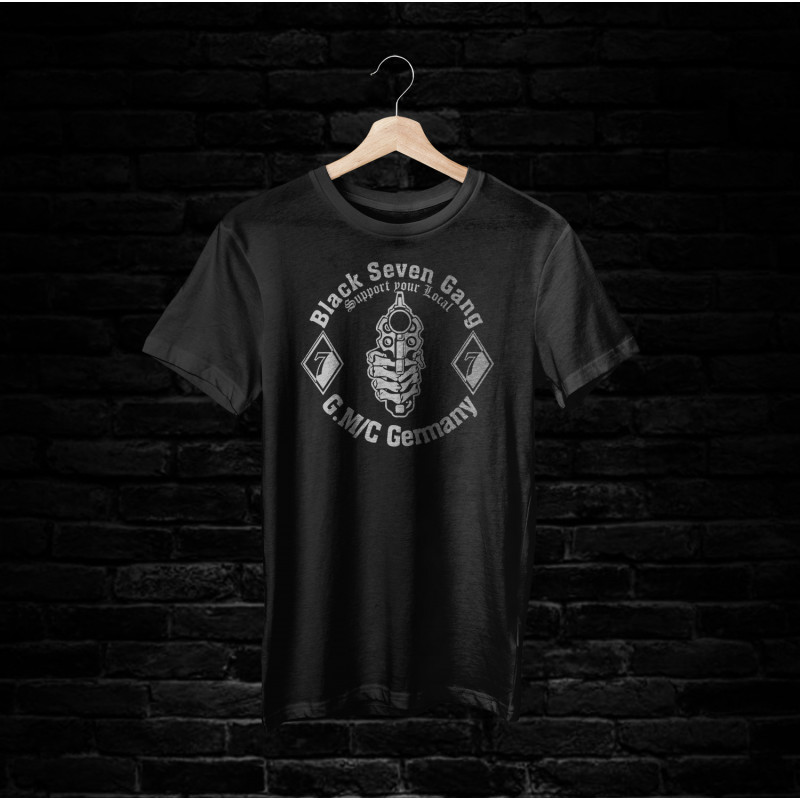 BLACK SEVEN T-Shirt 1451 (schwarz)