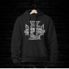 Kapuzensweater 1416 (schwarz)