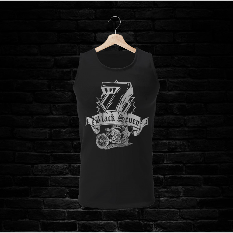BLACK SEVEN Achsel-Shirt 1411 (schwarz)