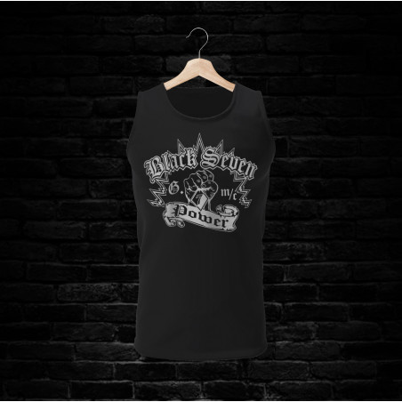BLACK SEVEN Achsel-Shirt 1420 (schwarz)